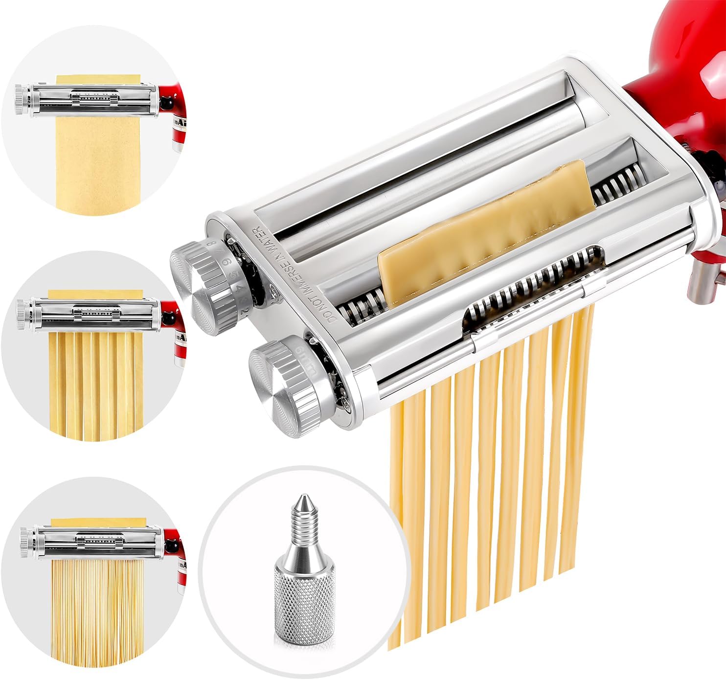 Commercial Kitchenaid - KitchenAid Mixer 3-in-1 Pasta Roller Cutter