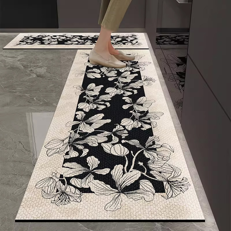 Commercial Kitchen Vinyl - Keuken Vloermat Waterdicht Antislip Oliebestendig Lederen