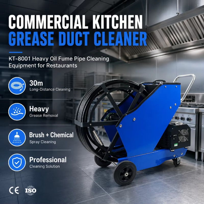 Commercial Kitchen Grease Cleaner - Commerciële keukenvetreiniger KT-8001, reinigingsapparatuur voor zware