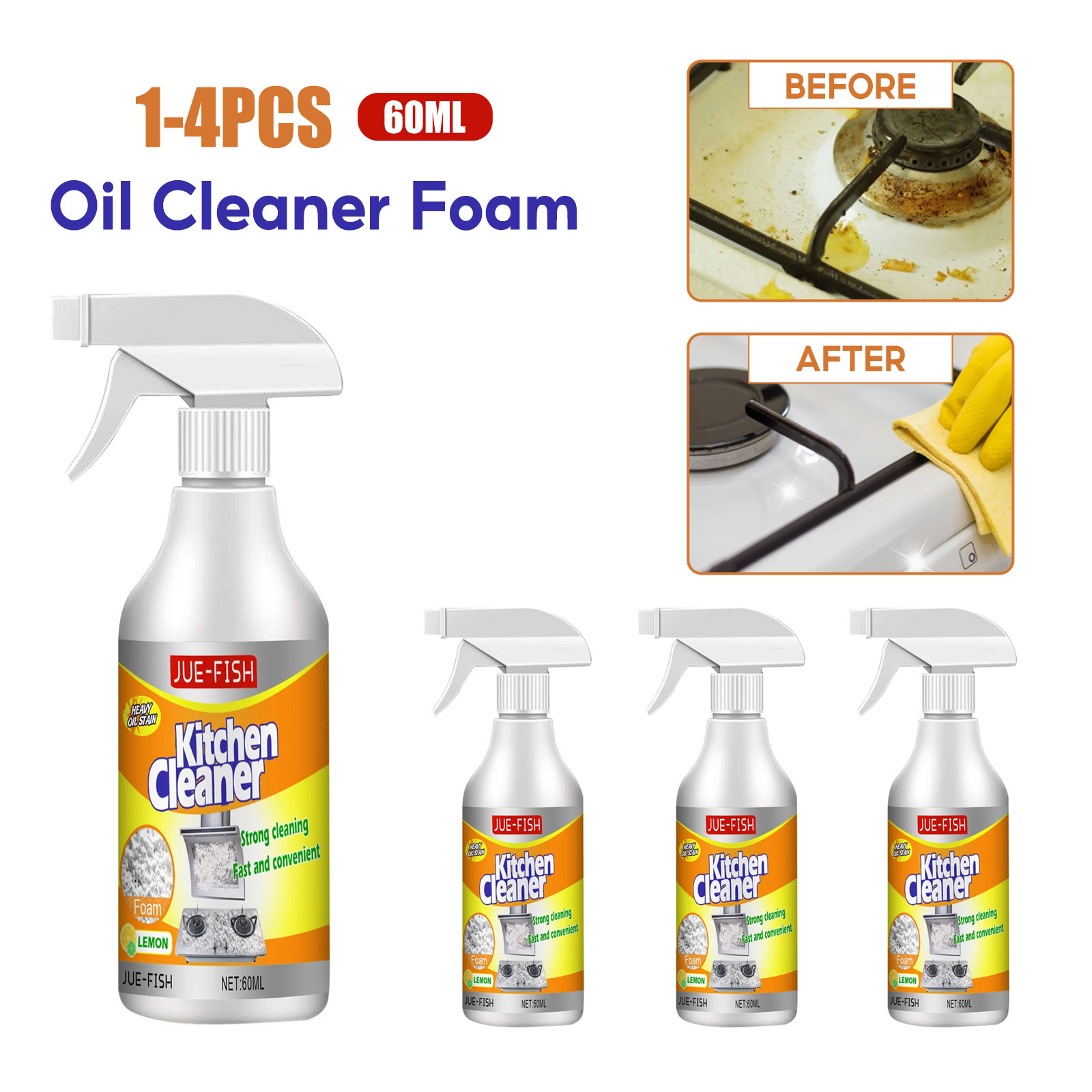 Oliereiniger Bubble Spray Remo - Commercial Kitchen Grease Cleaner recensie en prijs